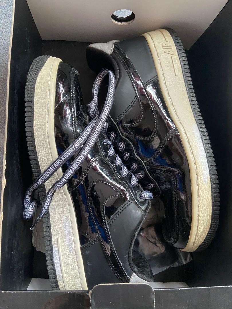 Nike Air Force 1 Black Matte Gloss Japan Women s Fashion