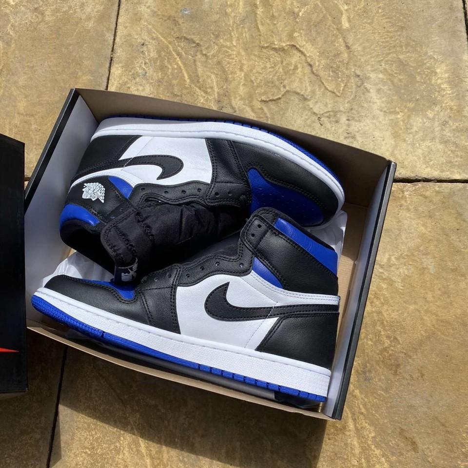 Nike Air Jordan 1 High Royal Toe, Men's Fashion, Footwear, Sneakers on  Carousell