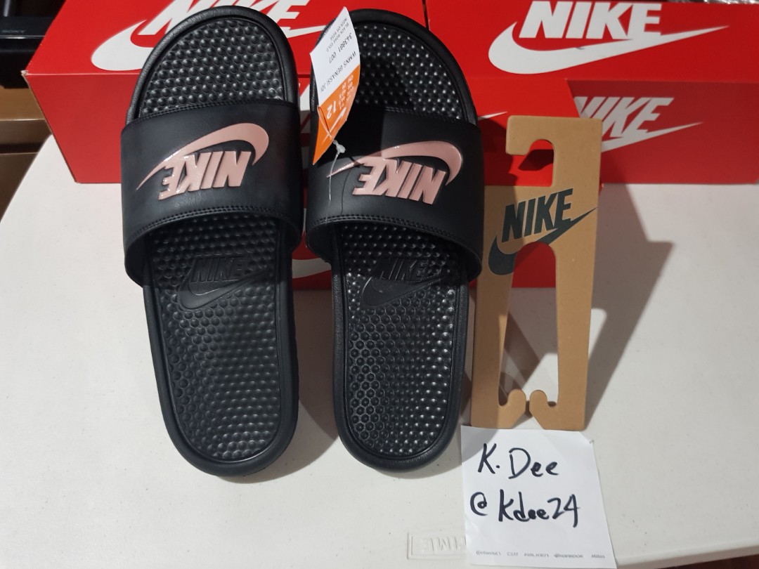 Nike benassi peach hotsell