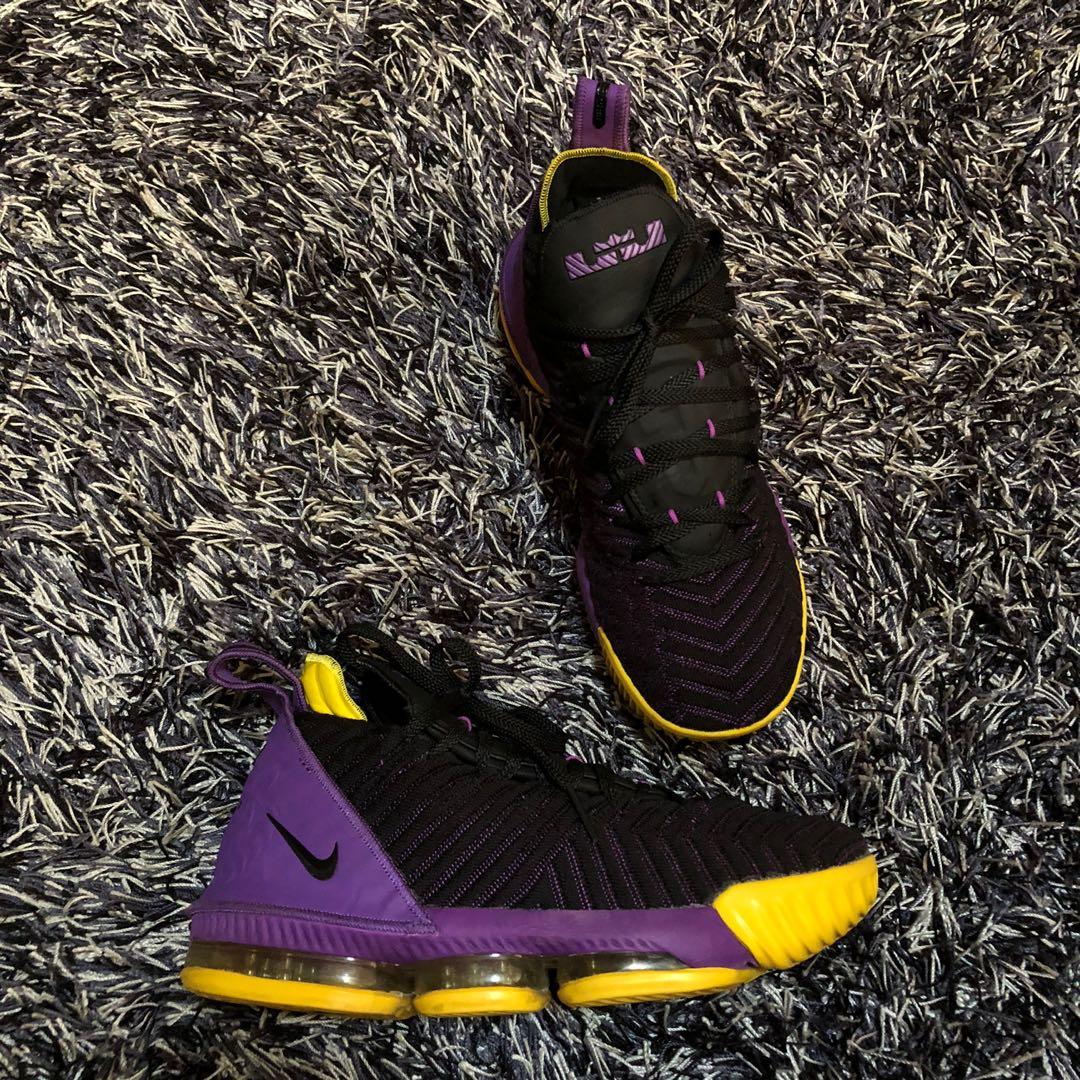 Nike lebron 16 lakers colorway cheap