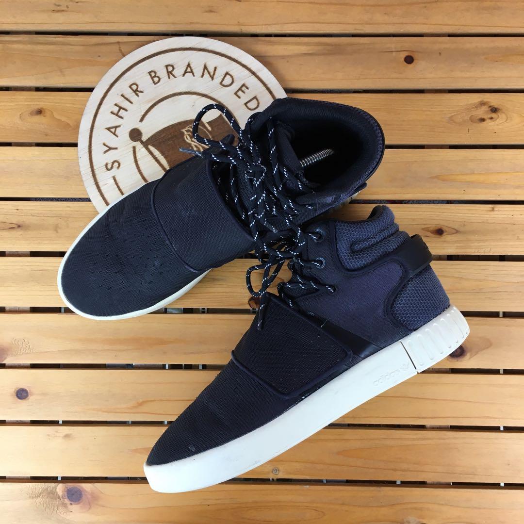 Adidas tubular cheap high top brown
