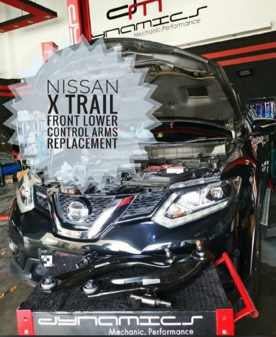 Nissan QashQai J11/XTrail/Sylphy/Latio Lower Control Arms with Ball Joints replacement, Car