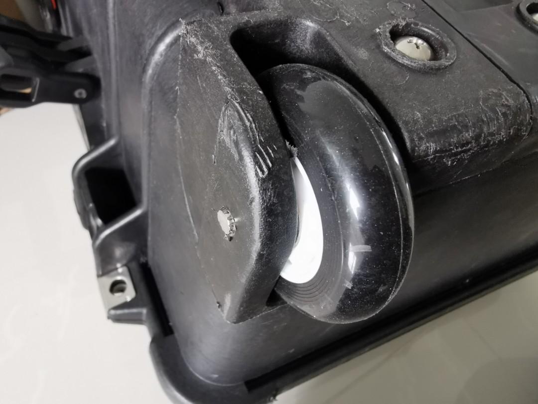 Pelican case wheel replacement, Motorcycles, Motorcycle Accessories on