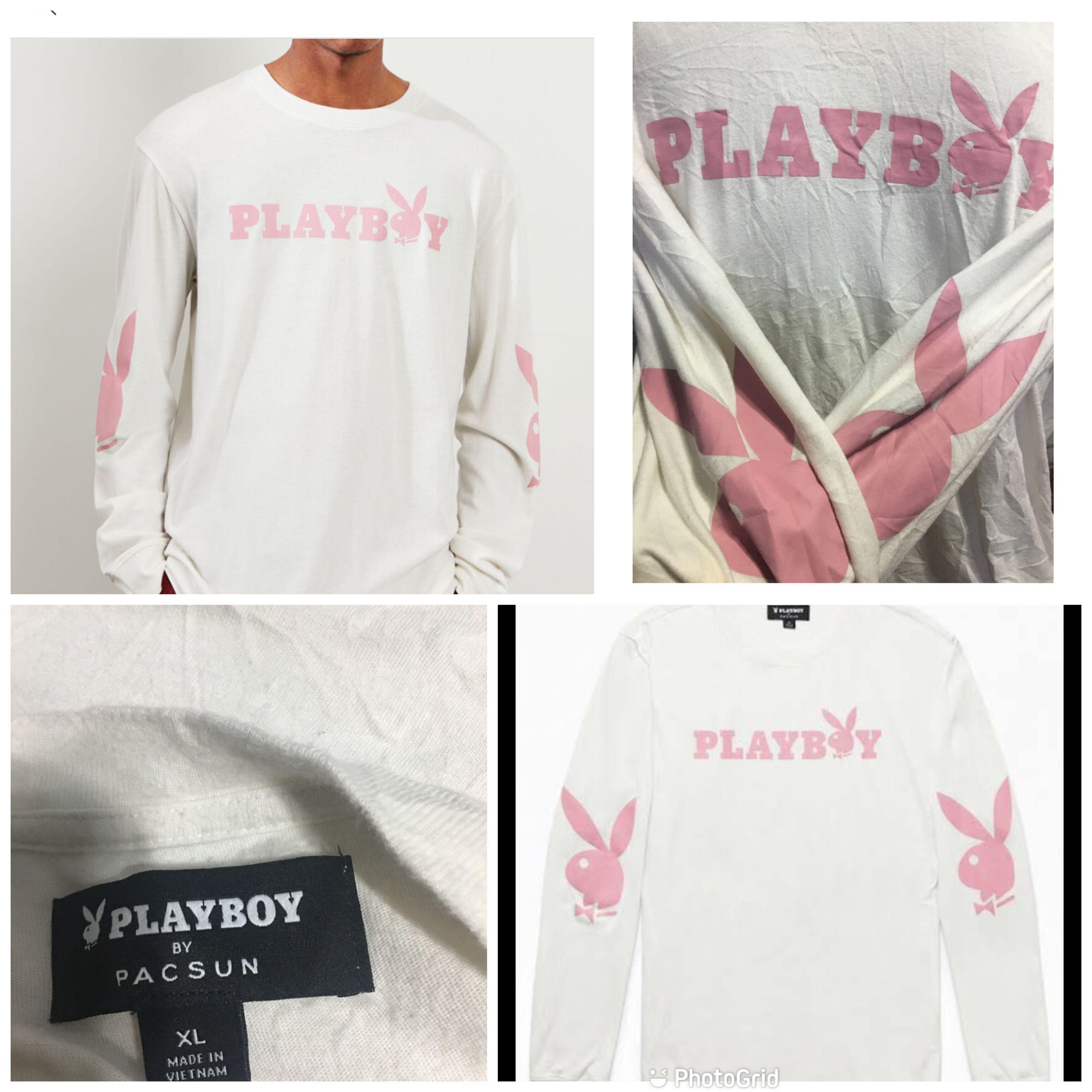 PLAYBOY longsleeve by Pacsun XL Men s Fashion Tops Sets Tshirts Polo Shirts on Carousell