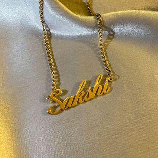 Sakshi hotsell name locket