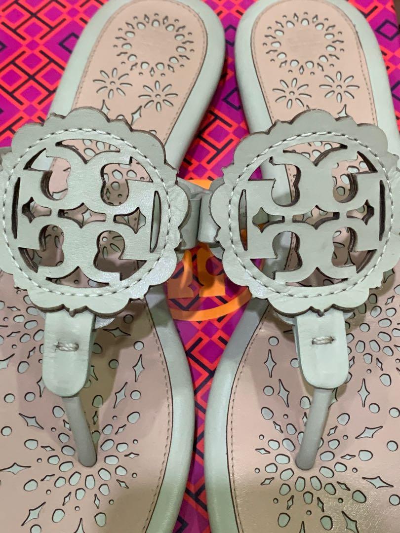 Tory burch miller scallop sandal store
