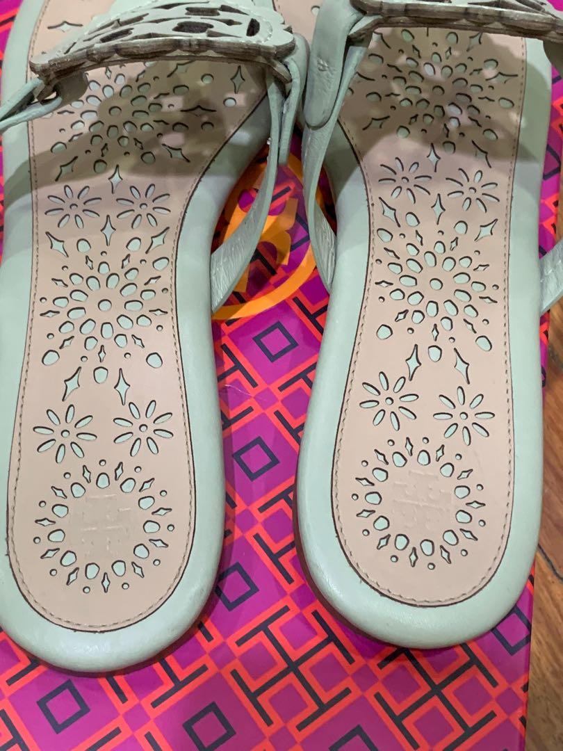 Pre loved Tory Burch Miller Scallop Sandal Veg Leather Women s