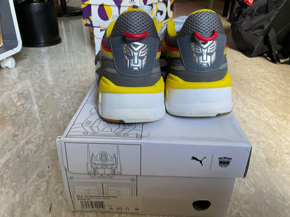 Puma x transformers rsx cheap bumblebee trainers