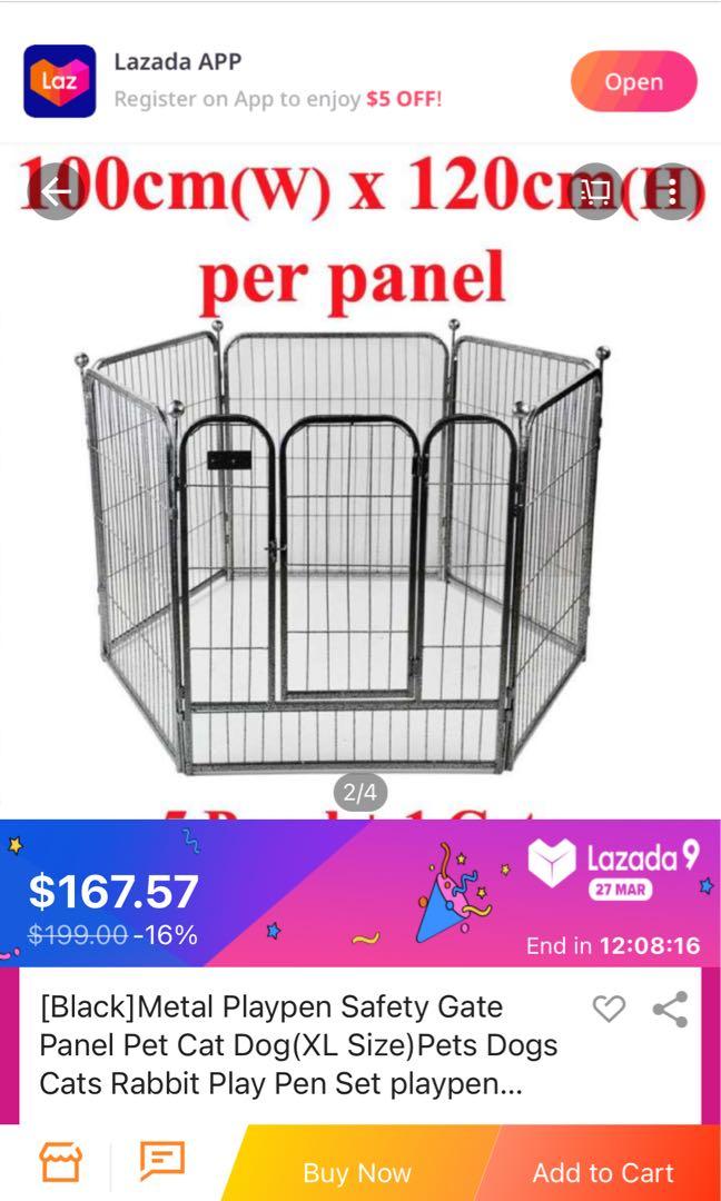 Xl puppy playpen Clearance