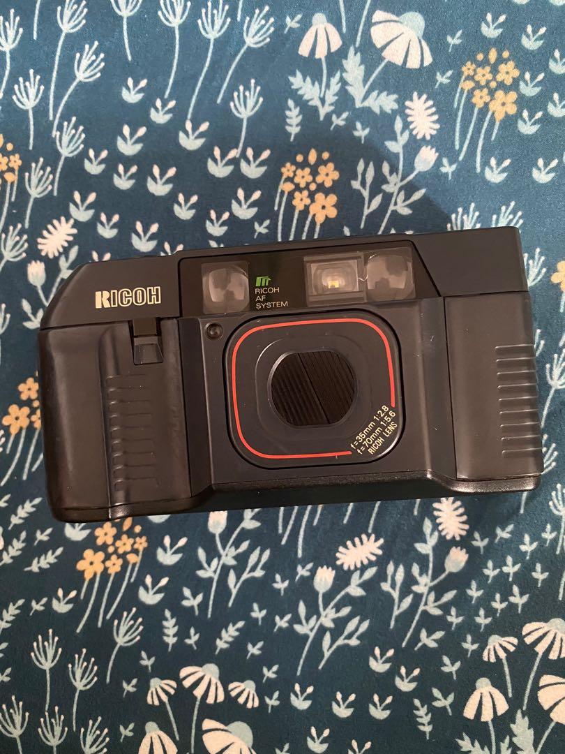 Ricoh TF-500D 35mm Film Camera with Flash Point and Shoot, Photography,  Cameras on Carousell