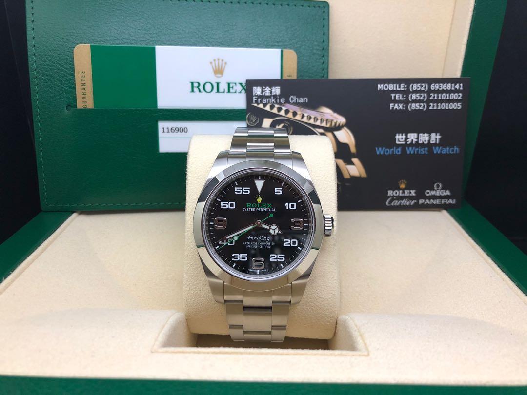 Rolex AirKing 39mm 2019年錶116900, 名牌 