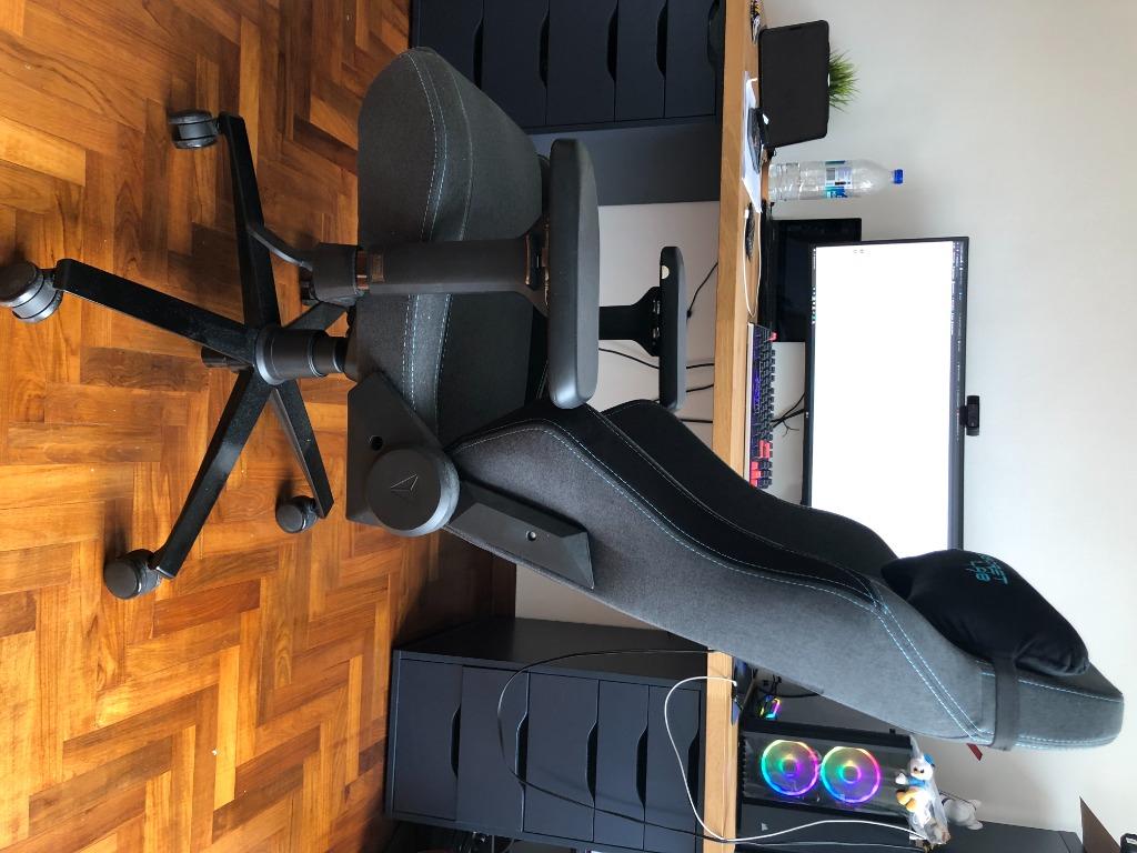 Secretlab OMEGA 2020 SoftWeave Charcoal Blue (Non-Nego), Furniture & Home Living, Furniture 