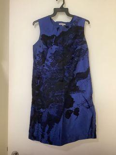 Shiatzy Chen blue silk dress