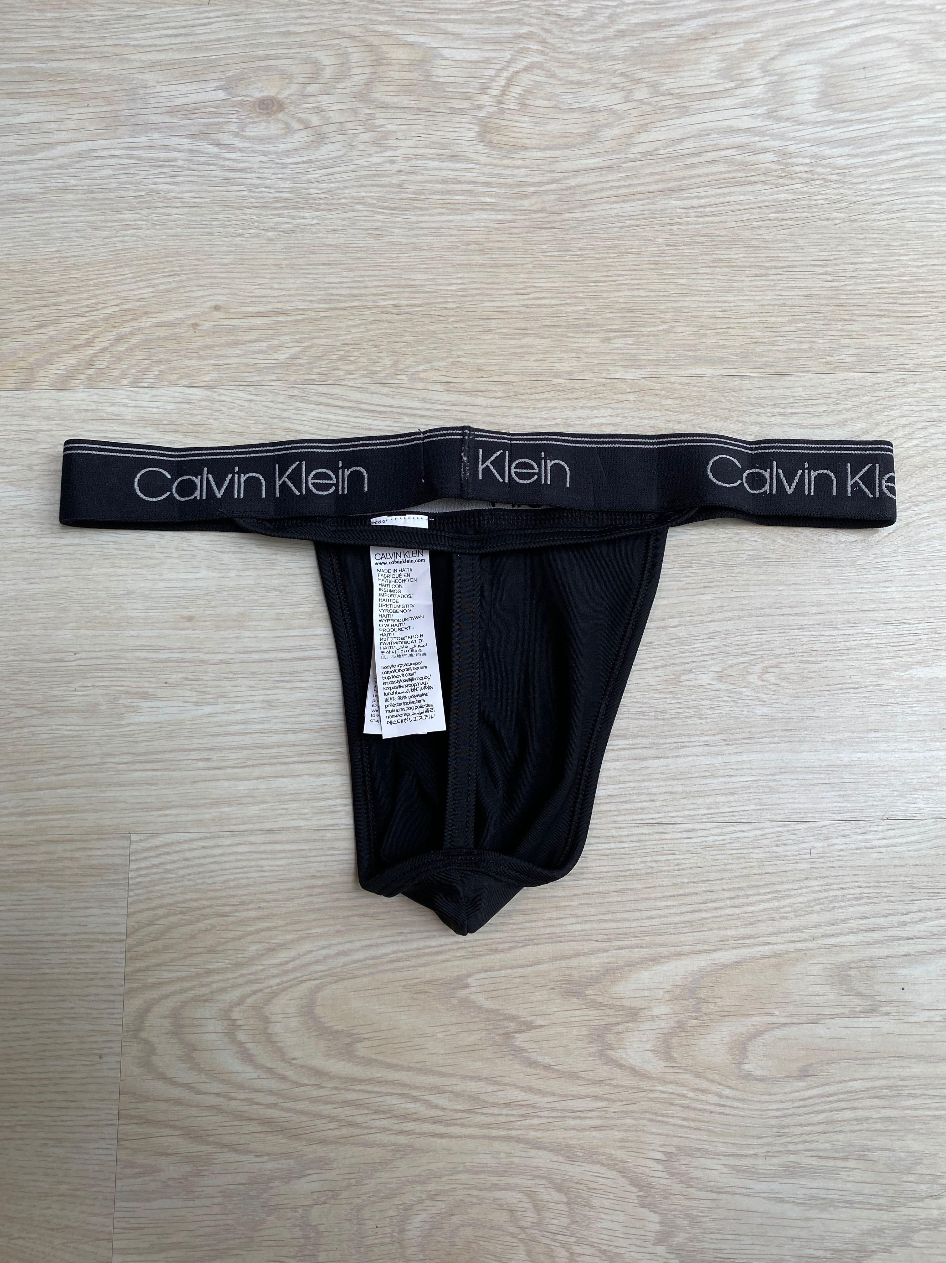 M) Calvin Klein Men Thong Underwear, Men's Fashion, Bottoms, New Underwear  on Carousell