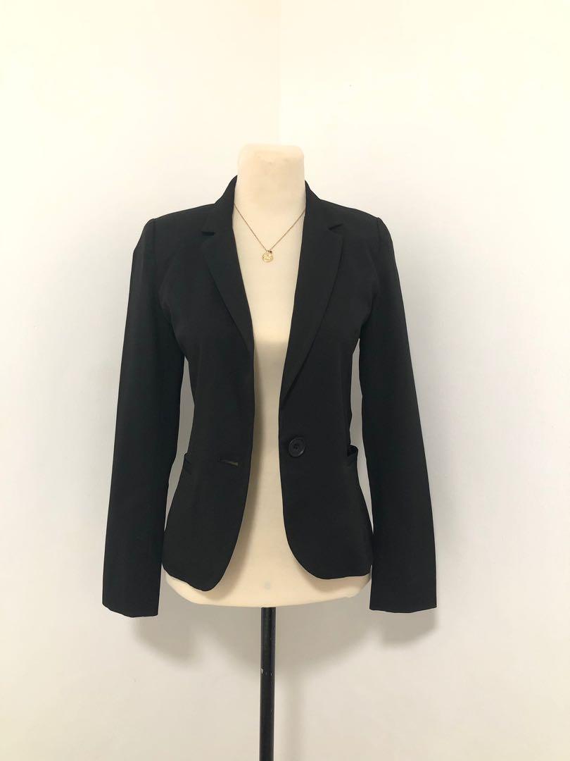 Black top office coat