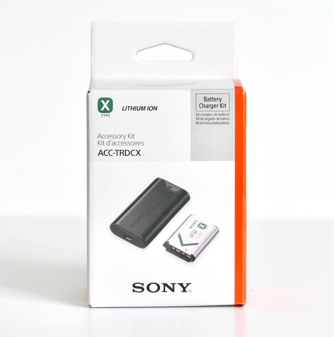 Sony ZV-1 Battery Kit Charger ACC-TRDCX RX1, Photography, Cameras on Carousell