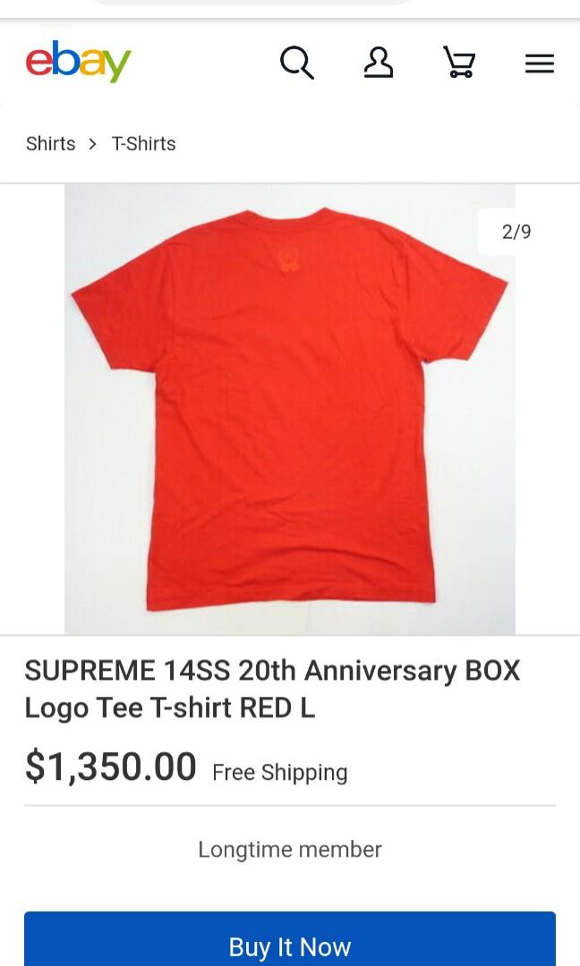supreme anniversary tee