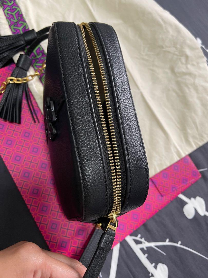Mcgraw leather camera 2024 bag tory burch