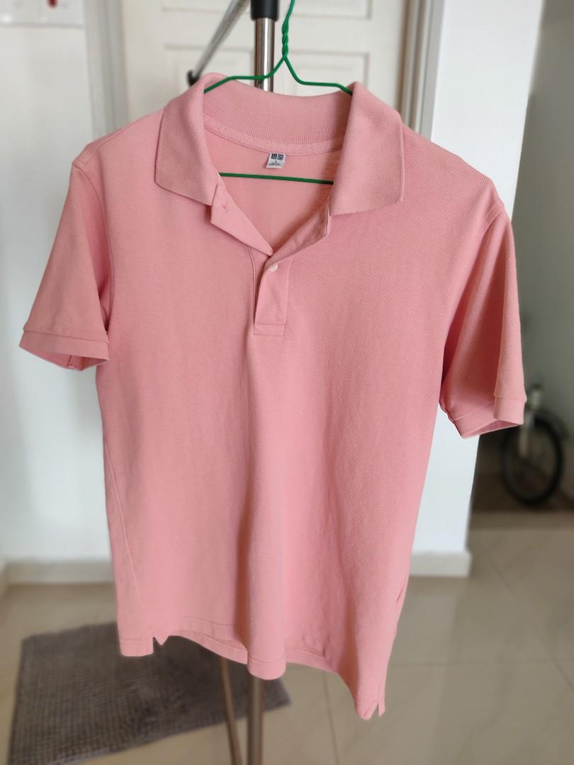 Uniqlo pink polo online