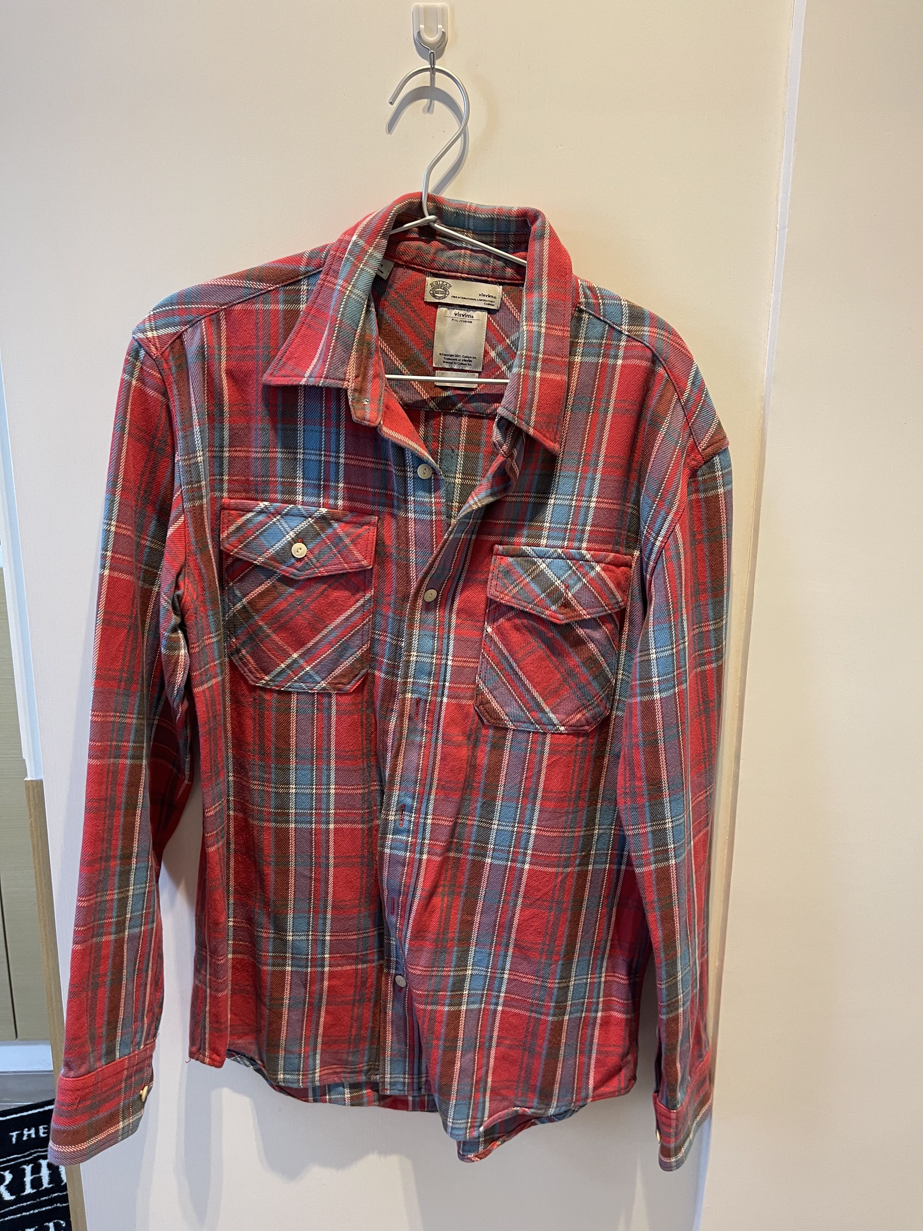 Visvim Black Elk Flannel 恤衫Size 1, 男裝, 外套及戶外衣服- Carousell