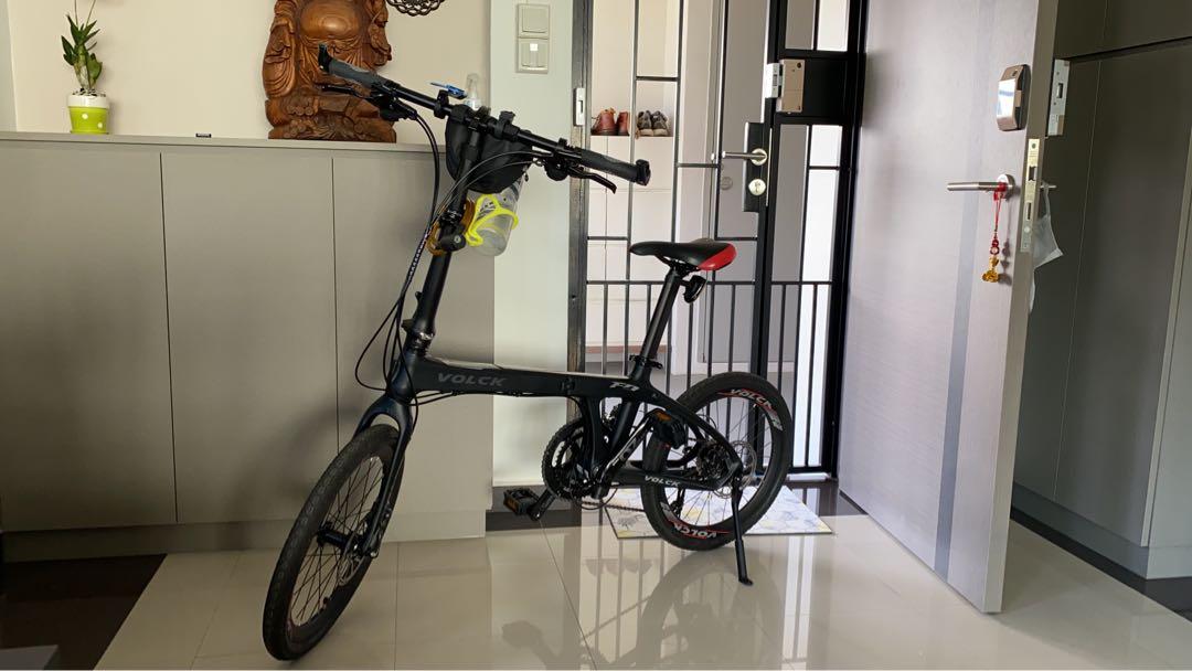 VOLCK Zeolite 22s Carbon Fiber Folding Bike Shimano 105 R7000 Sava z1 Sports Equipment Bicycles Parts Bicycles on Carousell