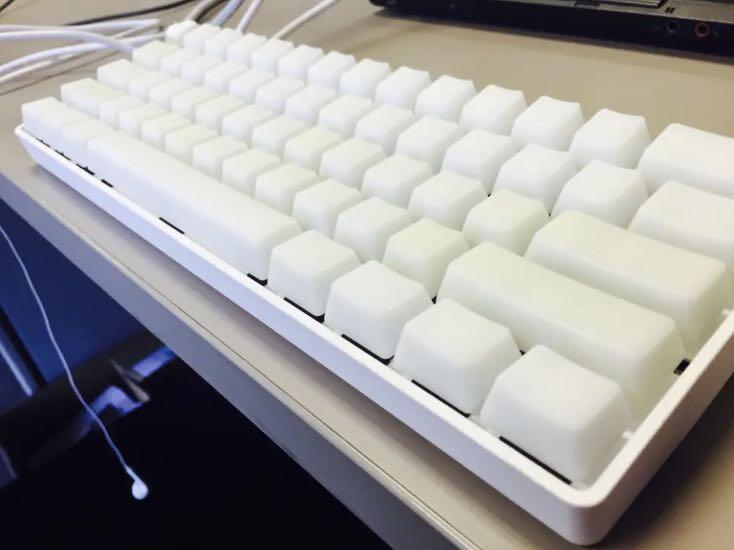 white POM jelly keycaps, Computers & Tech, Parts & Accessories