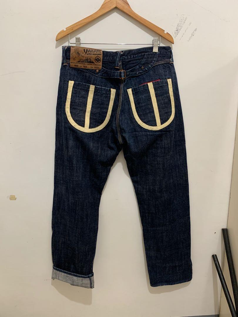 Yamane Pink Selvedge jeans fits 33-34 