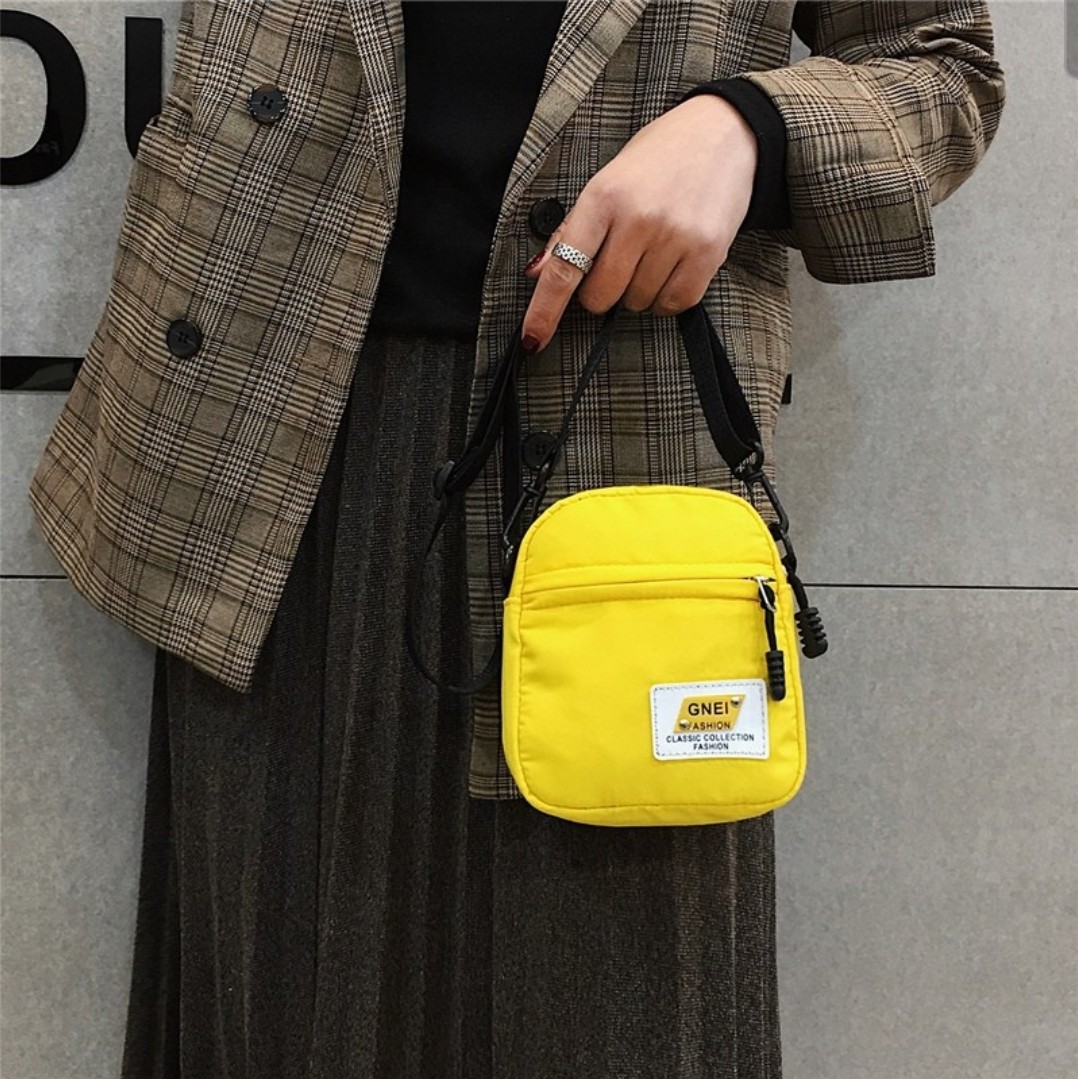 Small canvas sling bag shop