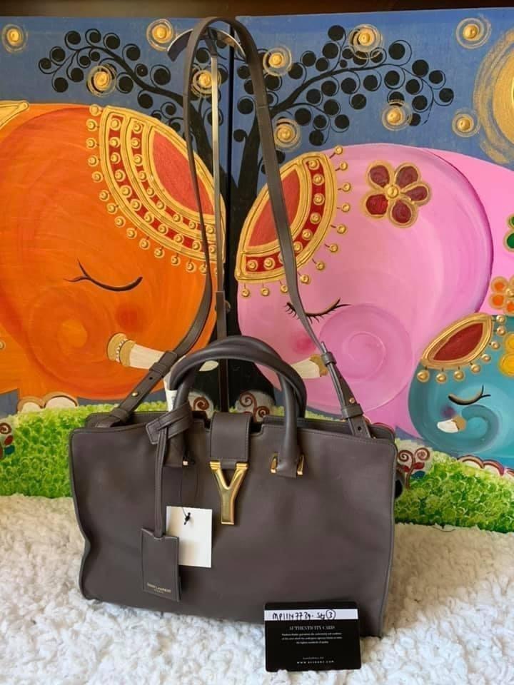 YSL Cabas small Two way, Luxury, Bags & Wallets on Carousell