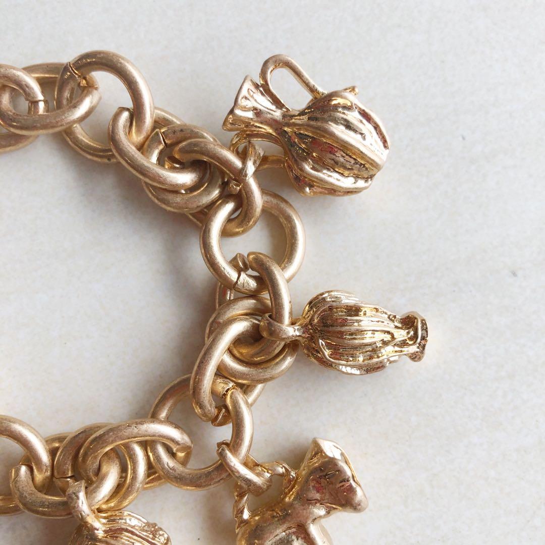 Zara charm bracelet top