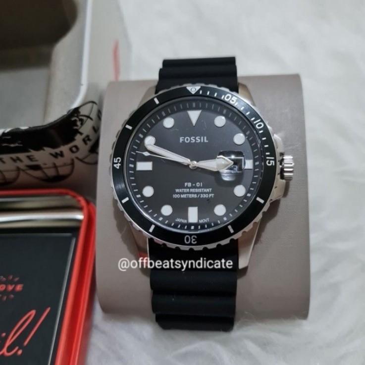 100 Original Fossil FB 01 Three Hand Men s Watch FS5660 ready