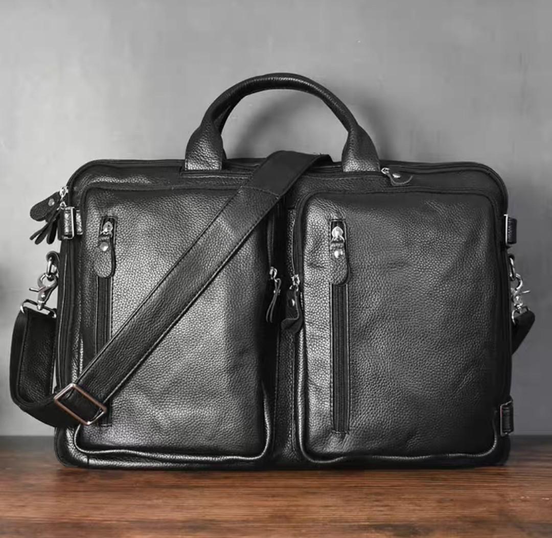 3 way deals leather backpack