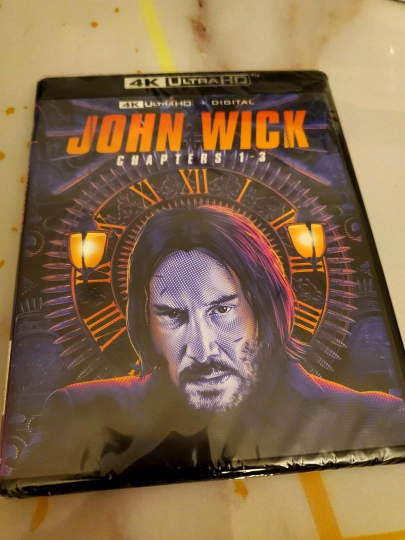 靚聲靚畫全新John Wick 殺神1-3集4k uhd blu ray藍光box set 有杜比