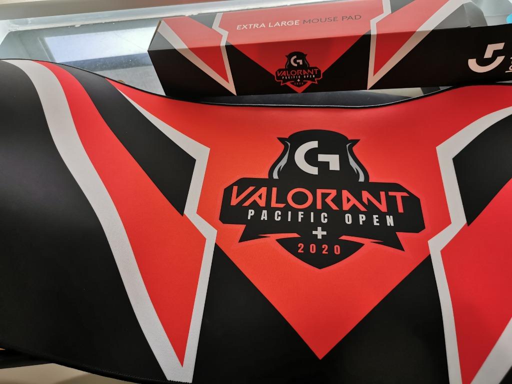 全新 Logitech Mouse Pad XL (Valorant) 40cm x 90cm, 電腦＆科技, 電腦周邊及配件, 電腦滑鼠及