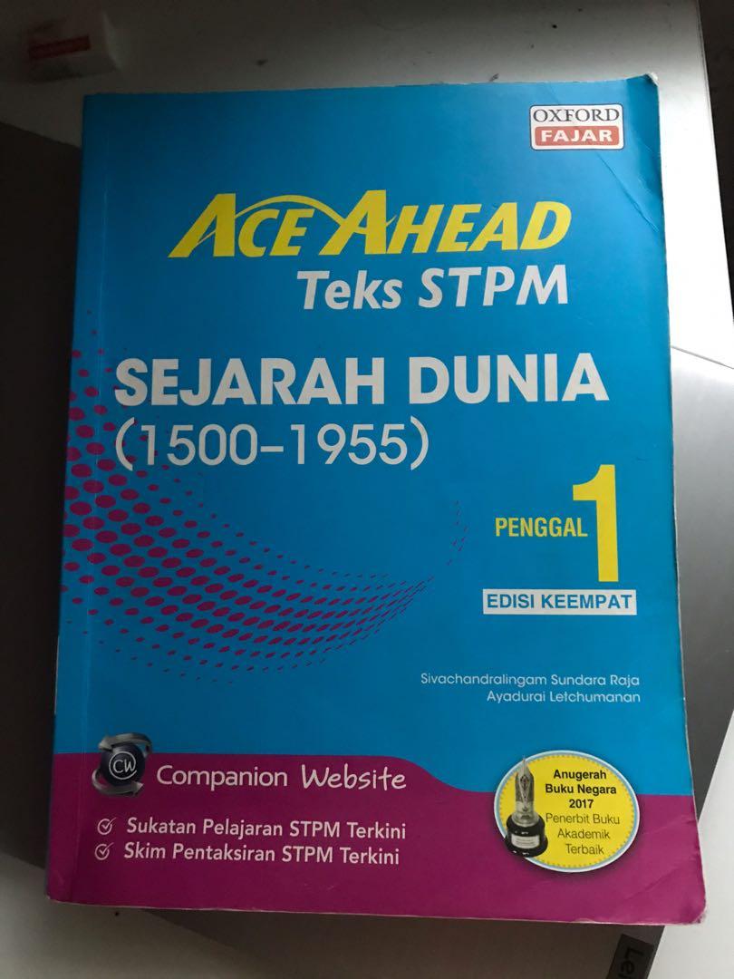 ACE AHEAD STPM SEJARAH DUNIA SEM 1, Hobbies & Toys, Books & Magazines