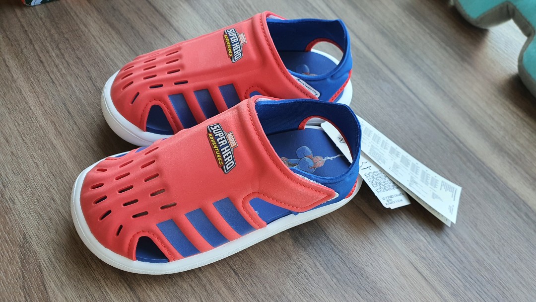 Adidas 'Marvel' Water Sandals, Babies \u0026 Kids, Babies \u0026 Kids Fashion on  Carousell