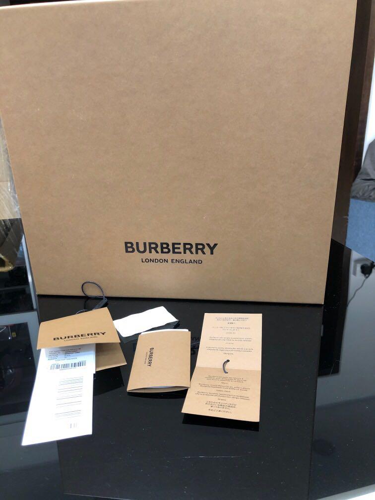 Genuine Packaging: Spotting an Authentic Burberry Shoe Box