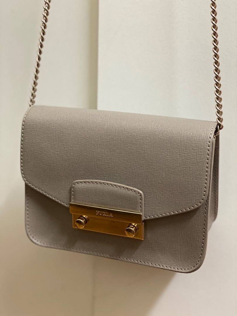 Furla sabbia leather crossbody bag sales