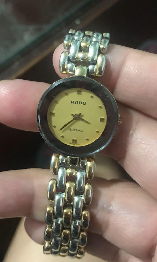 Authentic Rado Florence Two Toned Ladies Watch Swiss Women s