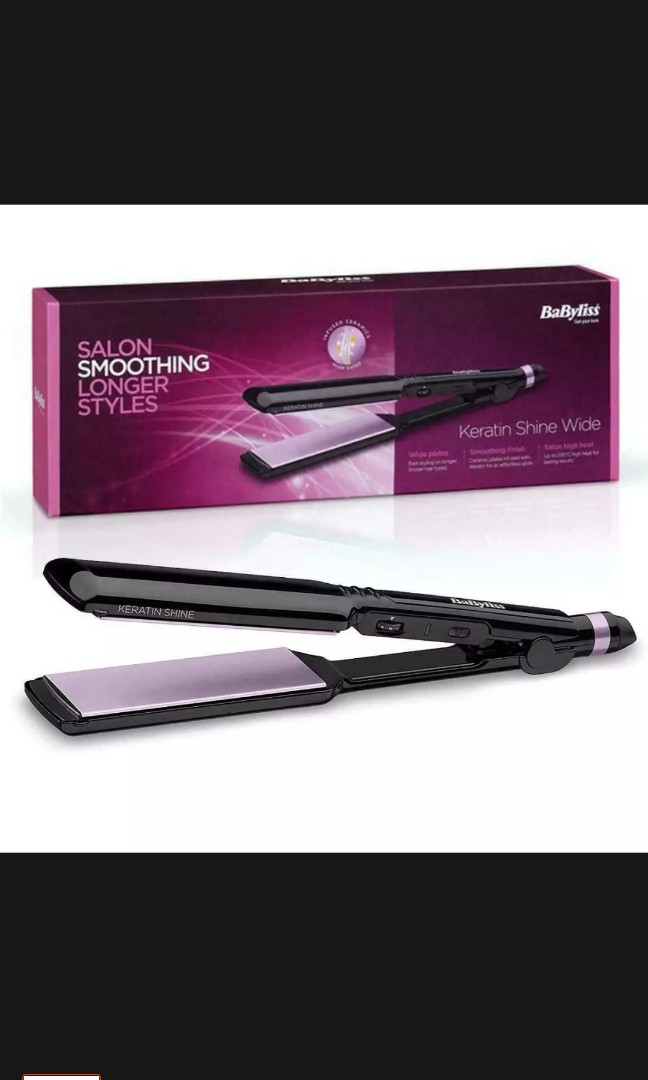 Babyliss 2179ku keratin shine wide straightener best sale