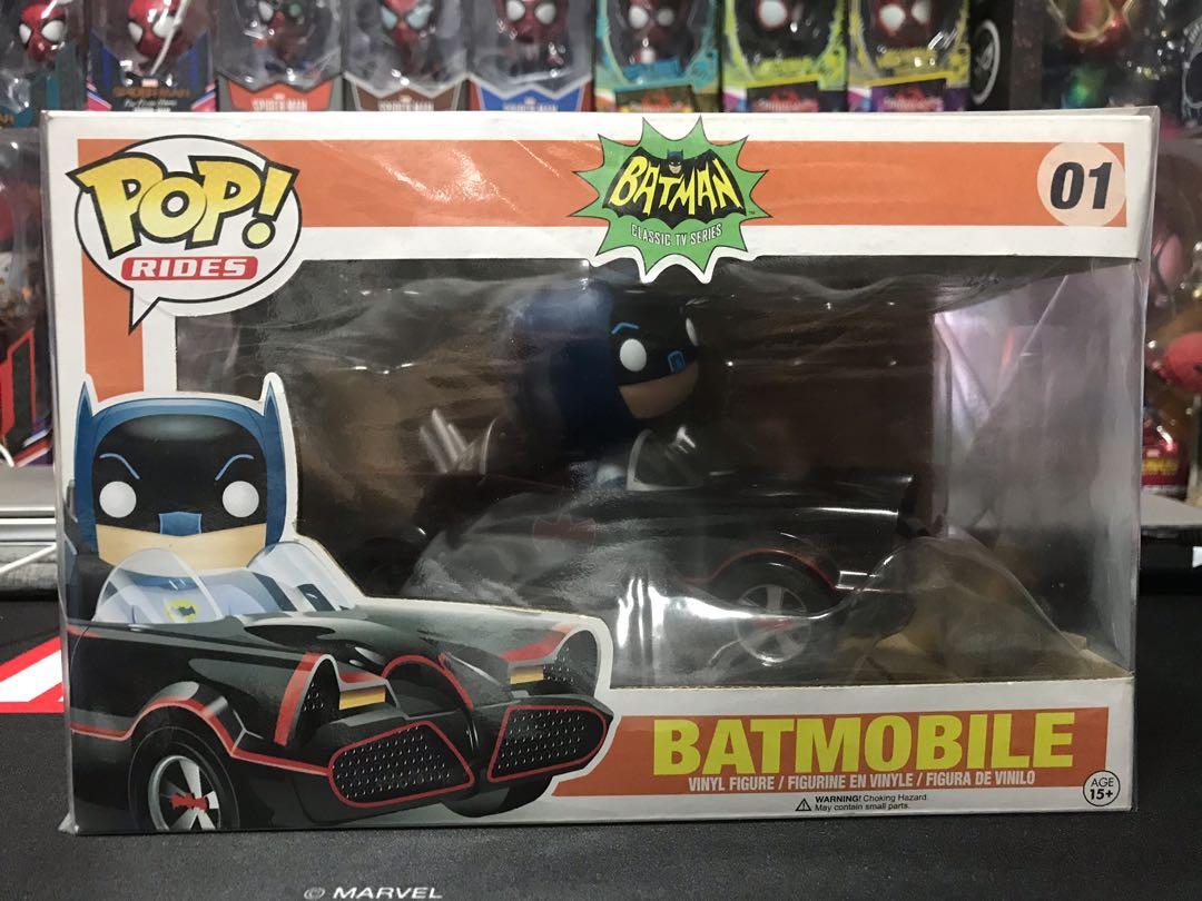 Batman Classic TV series: Batmobile (Black) Funko Pop #01, Hobbies & Toys,  Toys & Games on Carousell