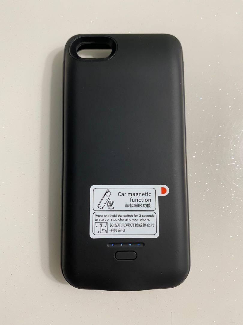Battery Case For Iphone 5 5s Se Upgraded 4000mah Battery Charging Case For Iphone 5 Se 5s Magnetic Charger Case Protective Backup Power Case Cover For Iphone 5 5s Se Black Mobile Phones Gadgets Mobile Gadget