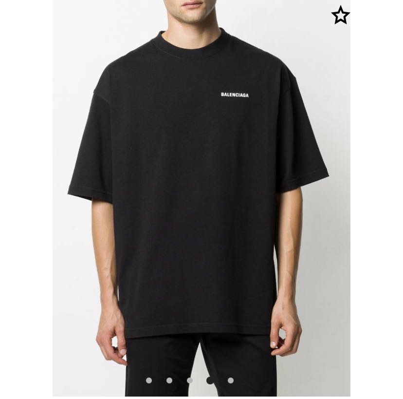 Tshirt Balenciaga Black size M International in Cotton  31826953