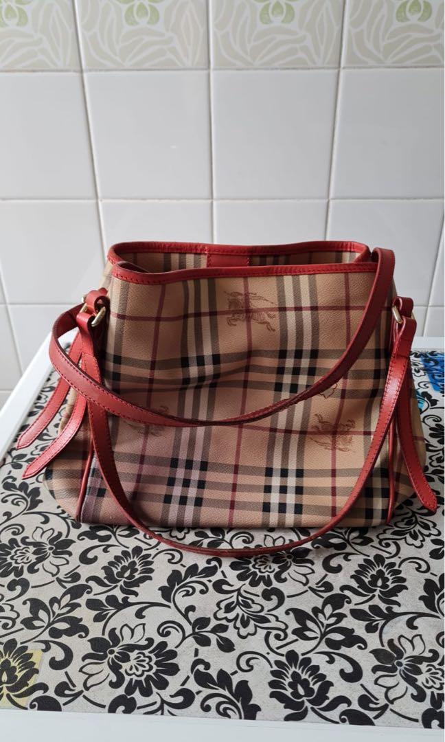 Burberry print bag top