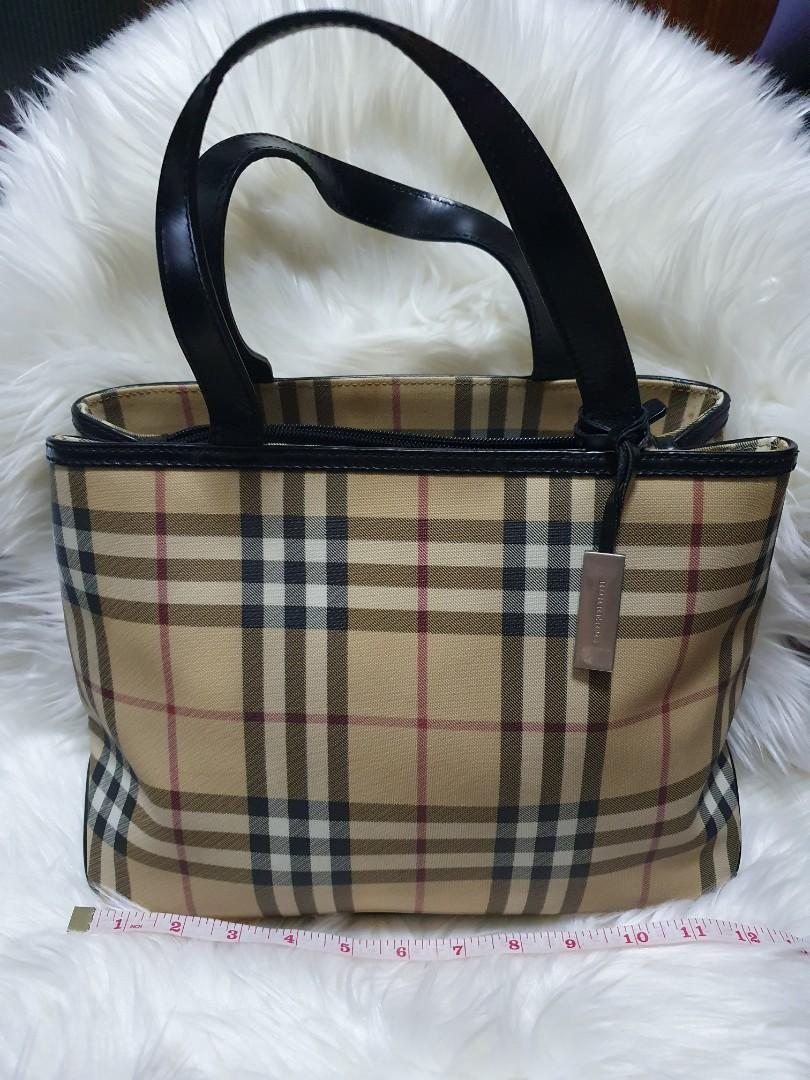 Burberry Nova Check Vintage Handbag Medium, Luxury, Bags & Wallets on  Carousell