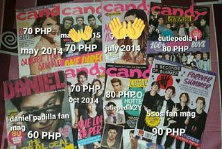candy magazines (one direction, taylor swift,5sos etc.)
