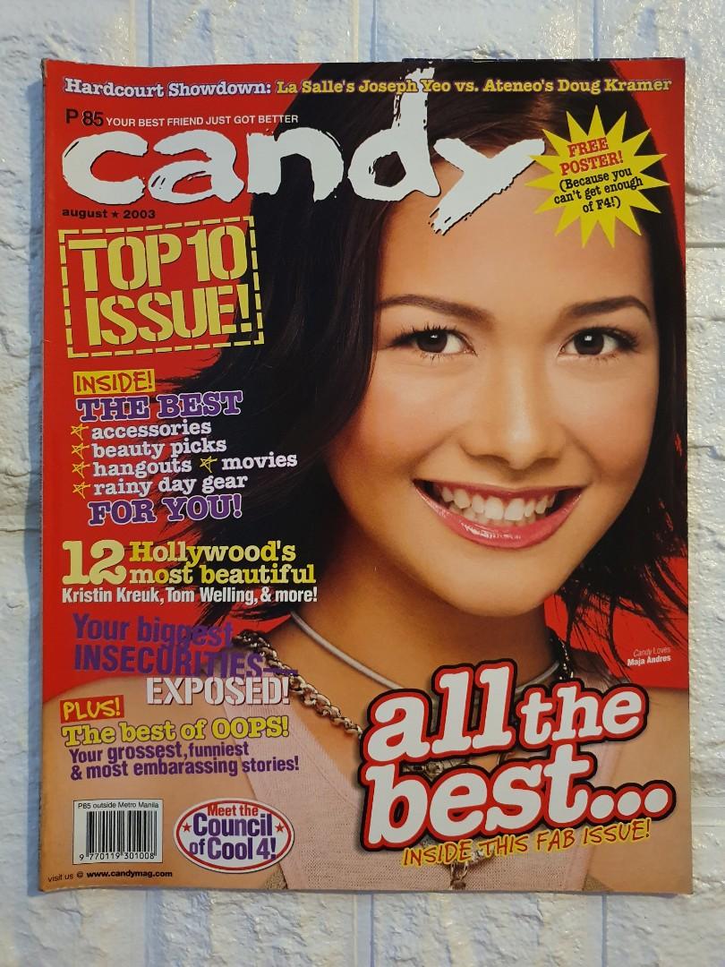 Candy magazine August 2003 Maja Salvador, Hobbies & Toys, Books