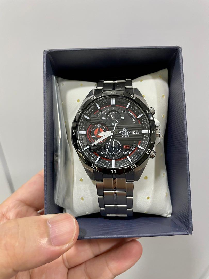 Casio Edifice EFR 556 Black and Red