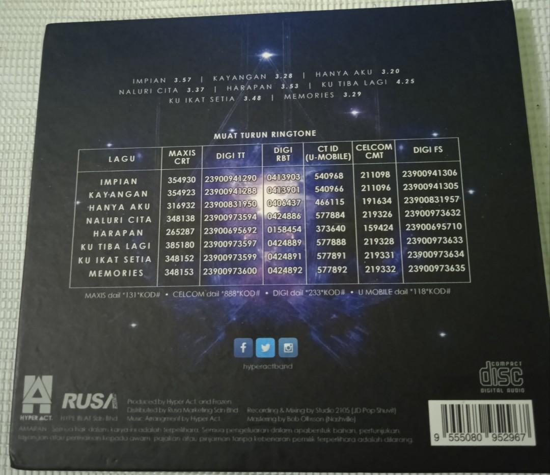 Cd Hyper Act Music Media Cd S Dvd S Other Media On Carousell