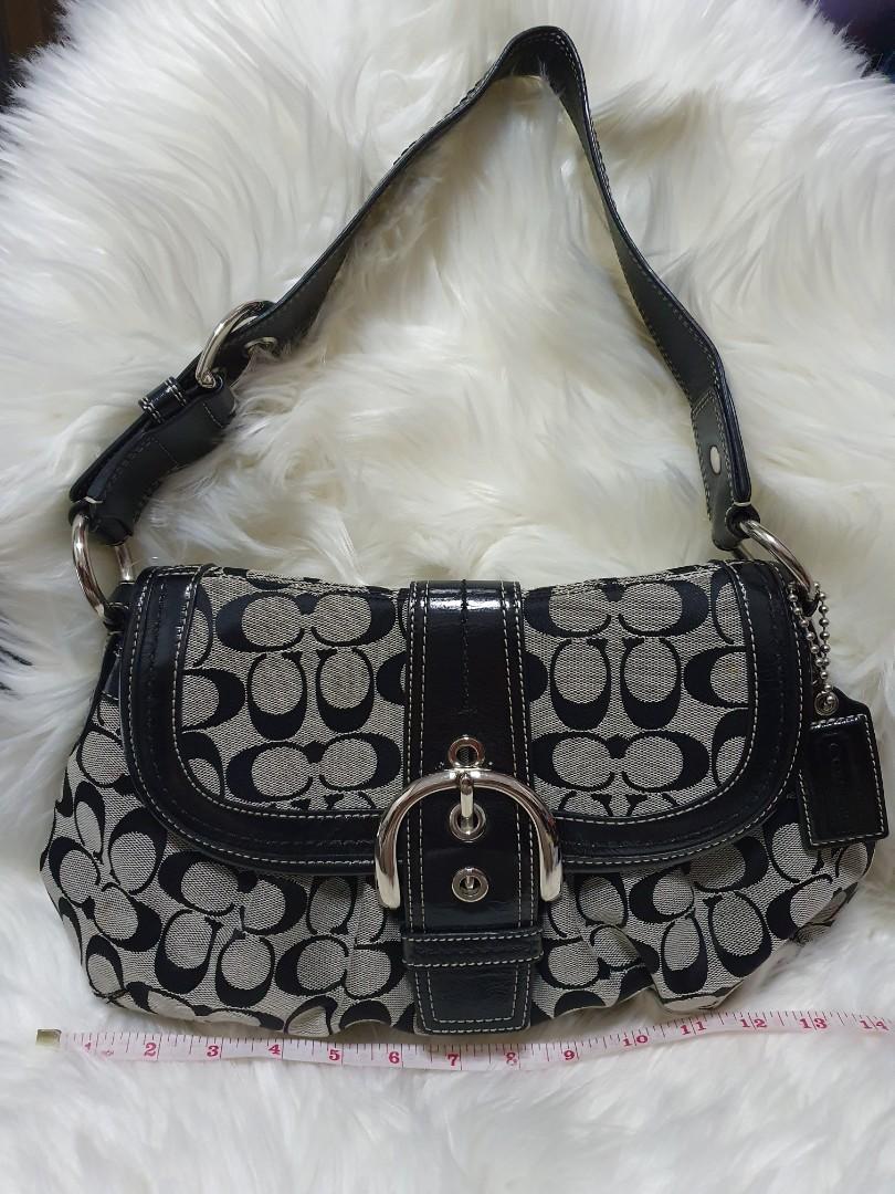 Coach Buckle Patent Leather Handbag, Luxury, Bags & Wallets on Carousell